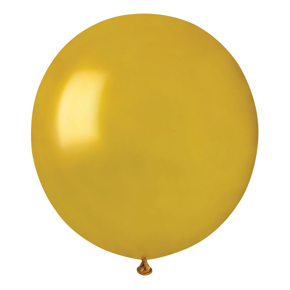 Ballonger Guld Runda Stora - 25-pack