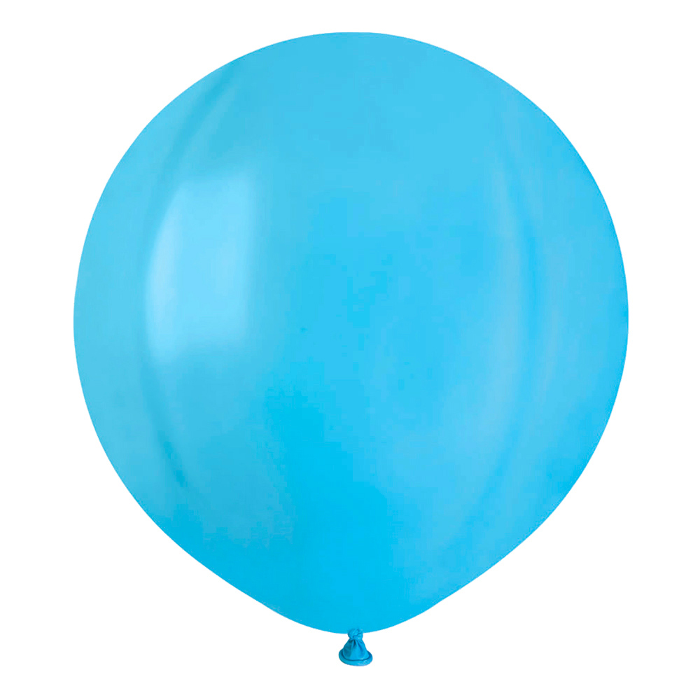 Ballonger Ljusblå Runda Stora - 25-pack