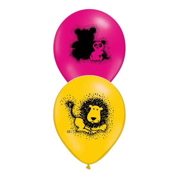 Ballonger med Djur - 10-pack