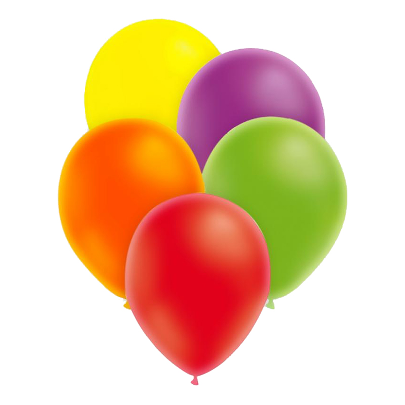 Ballonger Neon Flerfärgade - 10-pack Blandade