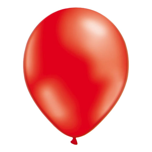 Ballonger Röda Metallic - 50-pack