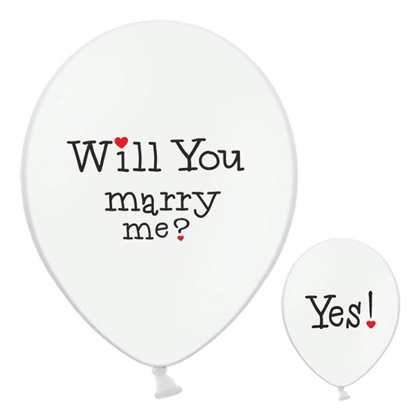 Ballonger Will you marry me? - 6-pack