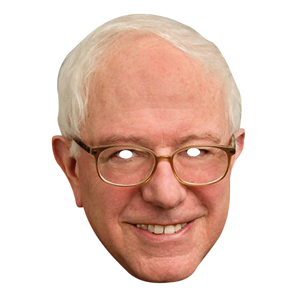 Bernie Sanders Pappmask