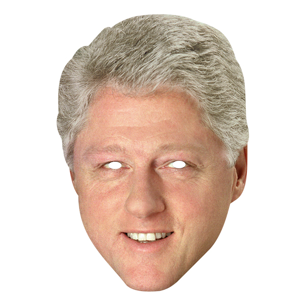 Bill Clinton Pappmask