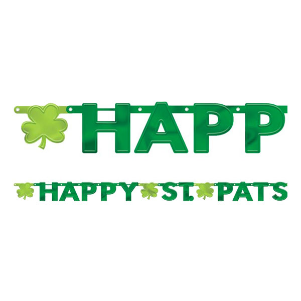 Bokstavsgirlang Happy St Pats