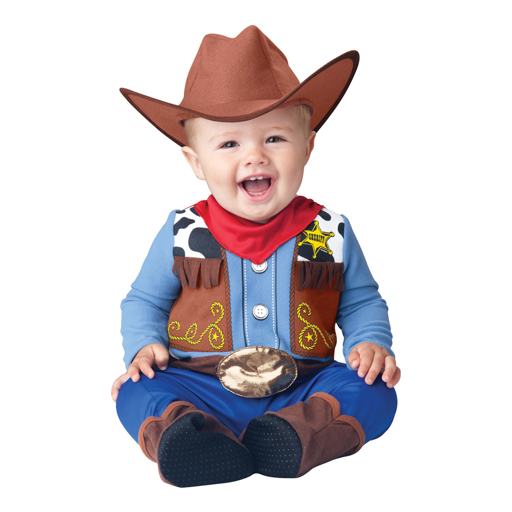Cowboy Bebis Maskeraddräkt - Small
