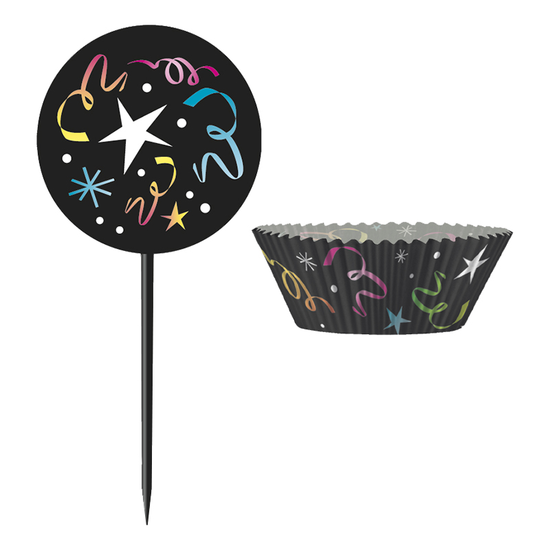 Cupcake Kit Happy New Year - 24-pack
