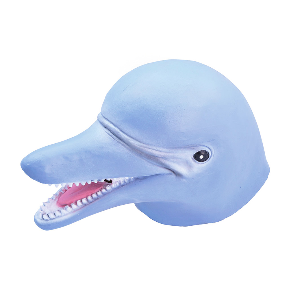 Delfinmask i Gummi - One size