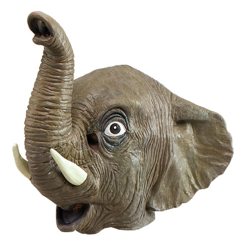 Elefantmask i Gummi - One size