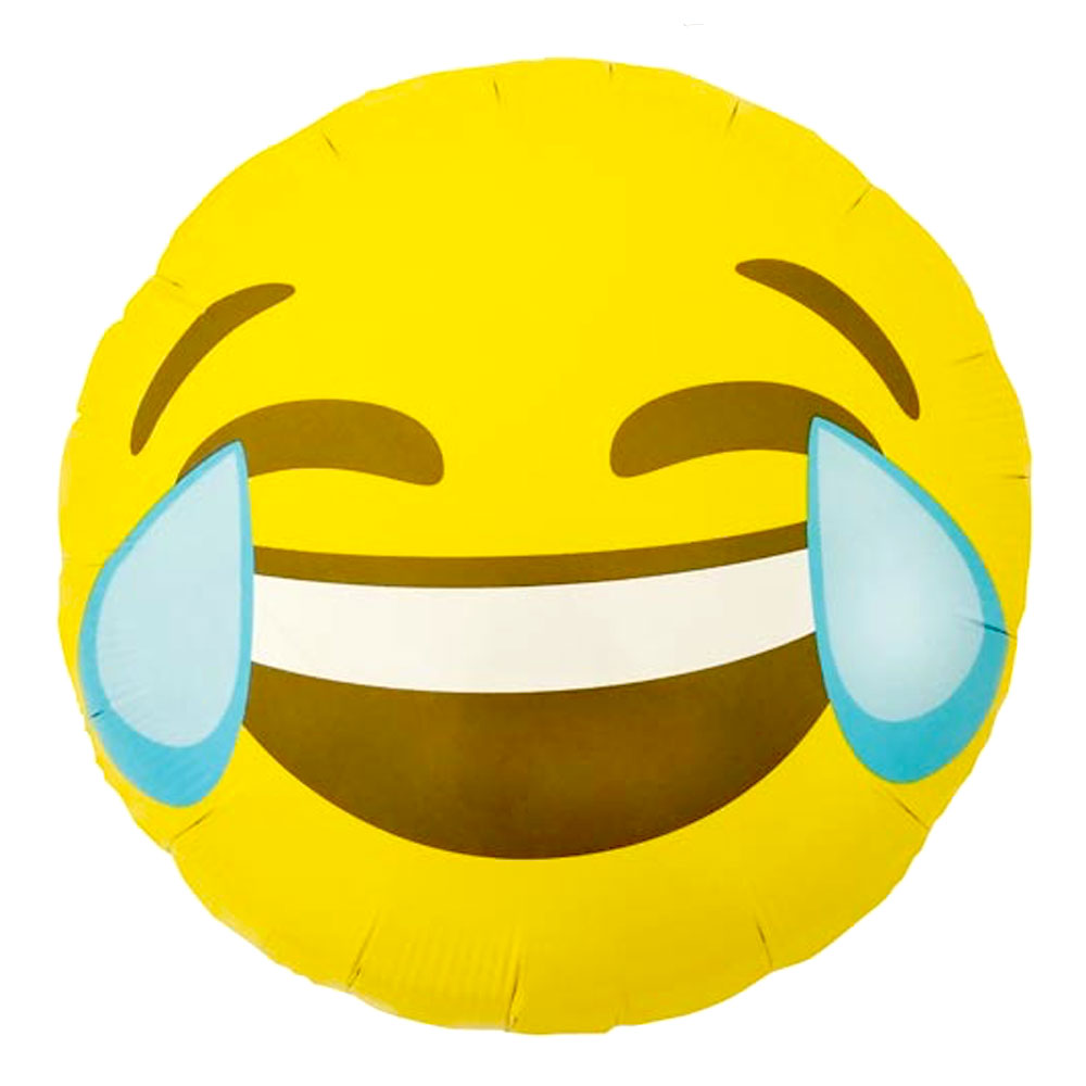 Emoji Laughing with Tears Folieballong