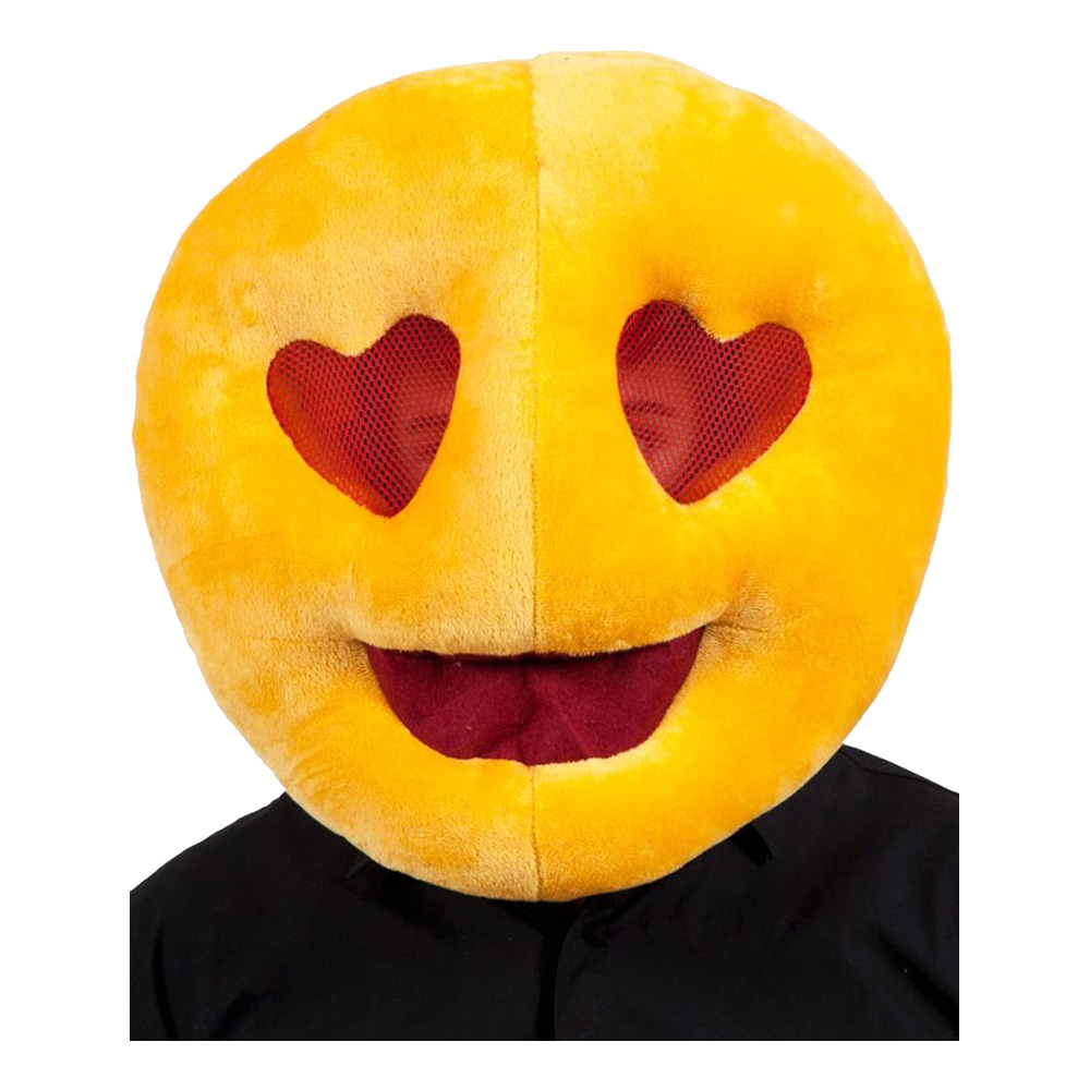 Emoji Heart Eyes Mask - One size