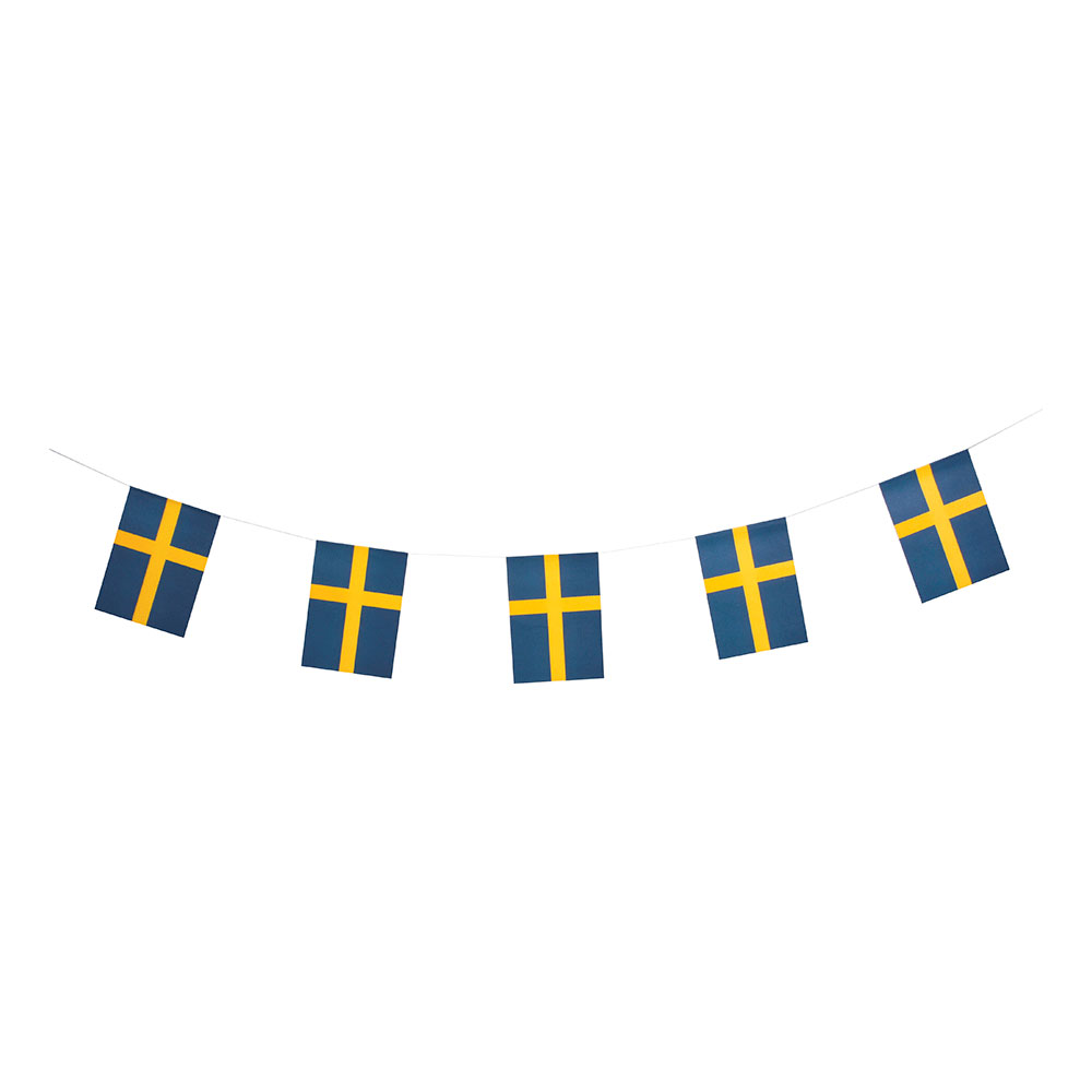 Flaggirlang Svensk Flagga