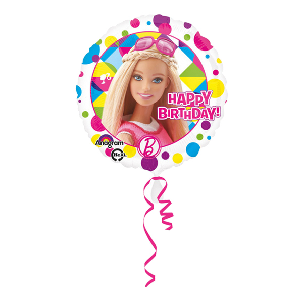 Folieballong Barbie Happy Birthday