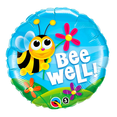 Folieballong Bee Well