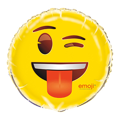 Folieballong Emoji Wink Eye