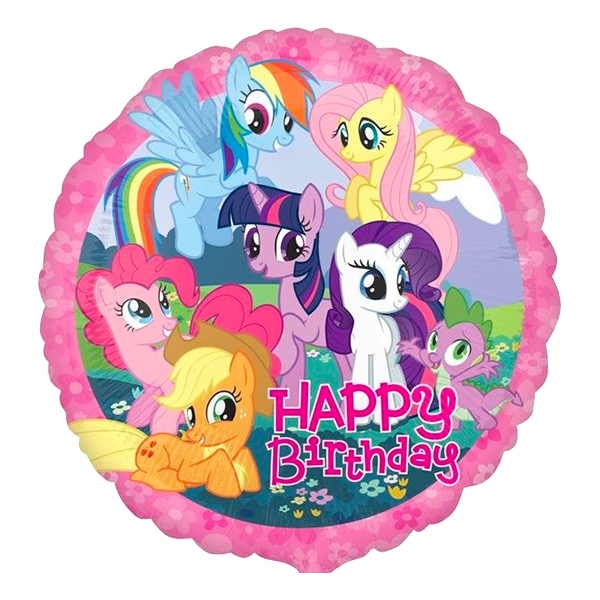 Folieballong Happy Birthday My Little Pony