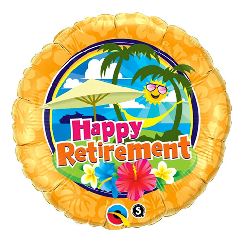 Folieballong Happy Retirement