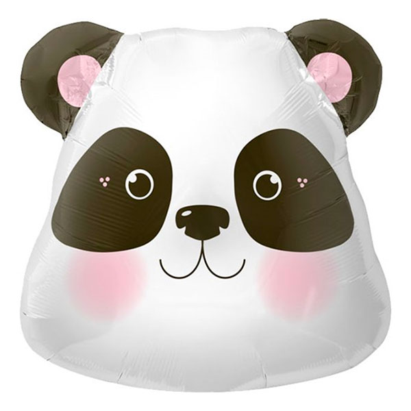 Folieballong Pandahuvud
