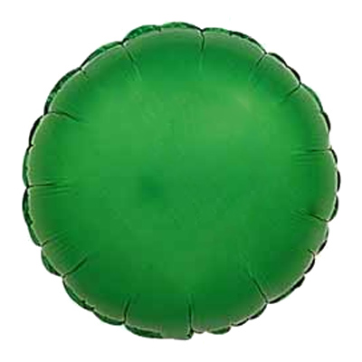 Folieballong Rund Grön