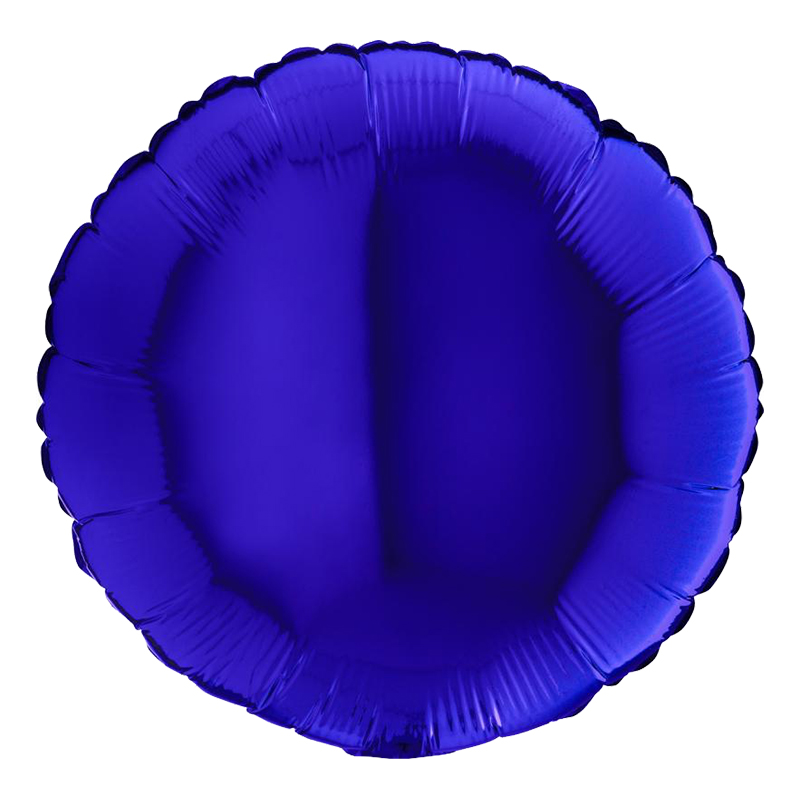 Folieballong Rund Mörkblå