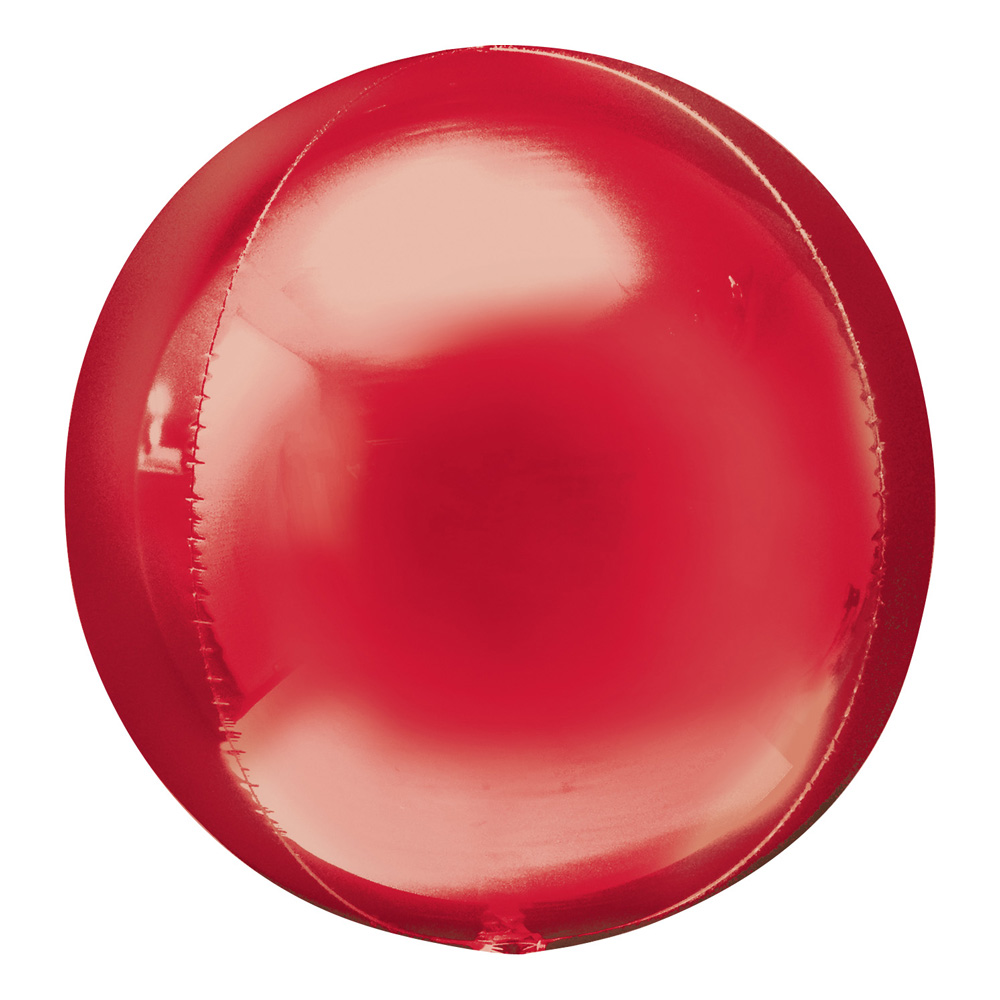 Folieballong Klot Röd