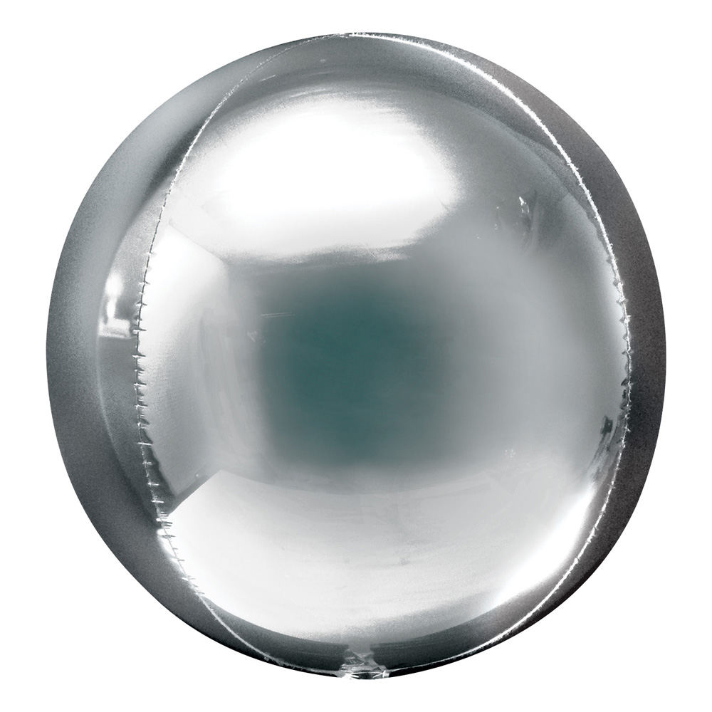Folieballong Klot Silver