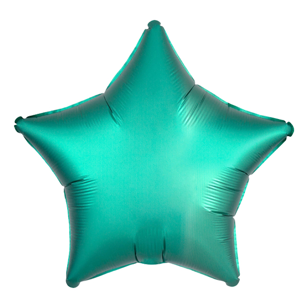 Folieballong Stjärna Satin Grön