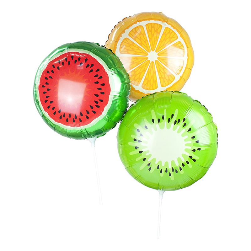 Folieballonger Frukt - 3-pack