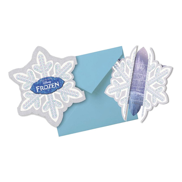Frost Skating Inbjudningskort - 6-pack