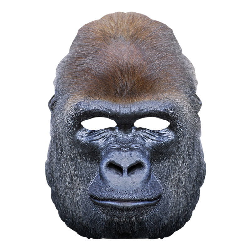 Gorilla Pappmask