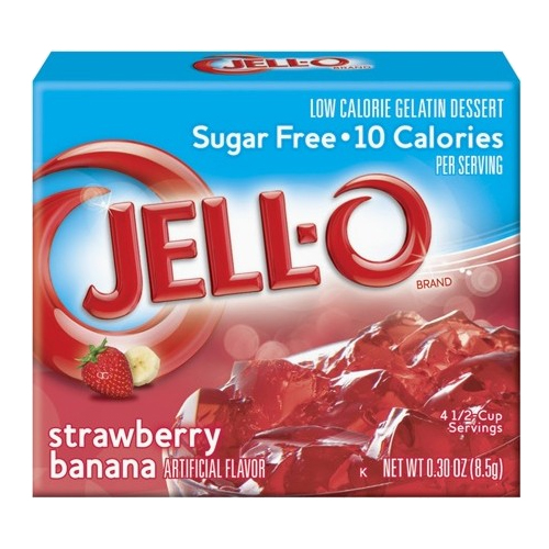 Jell-O Jordgubb/Banan - 1-Pack