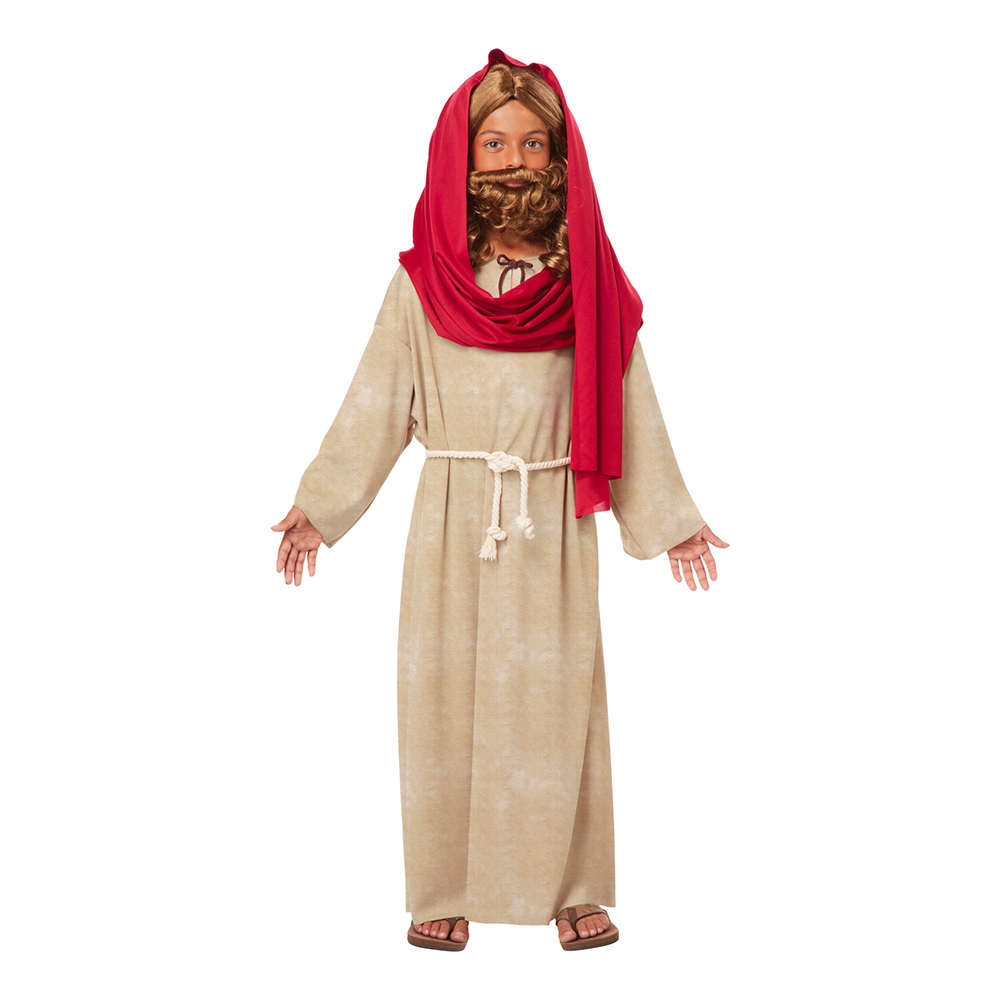 Jesus med Scarf Barn Maskeraddräkt - Large