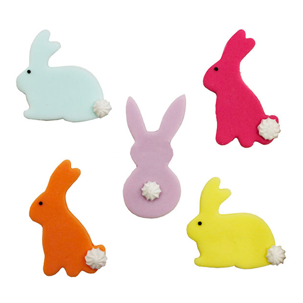 Kaniner Sockerfigurer - 5-pack