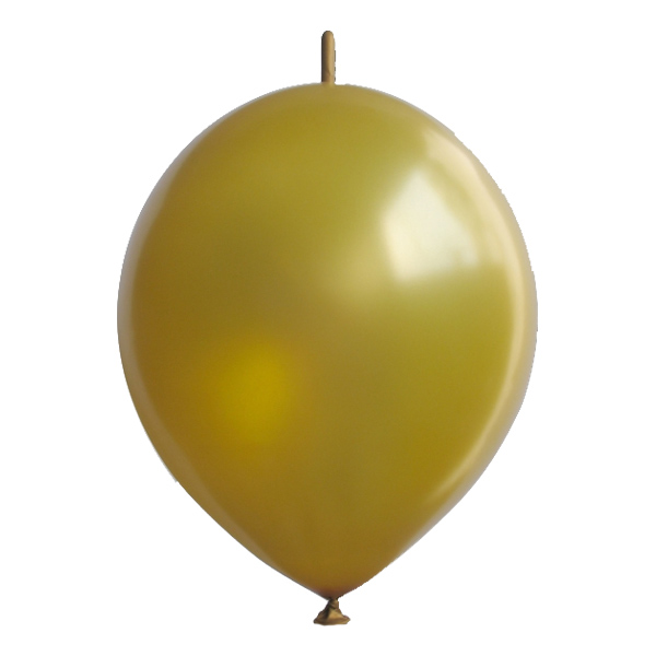 Kedjeballonger Guld - 25-pack