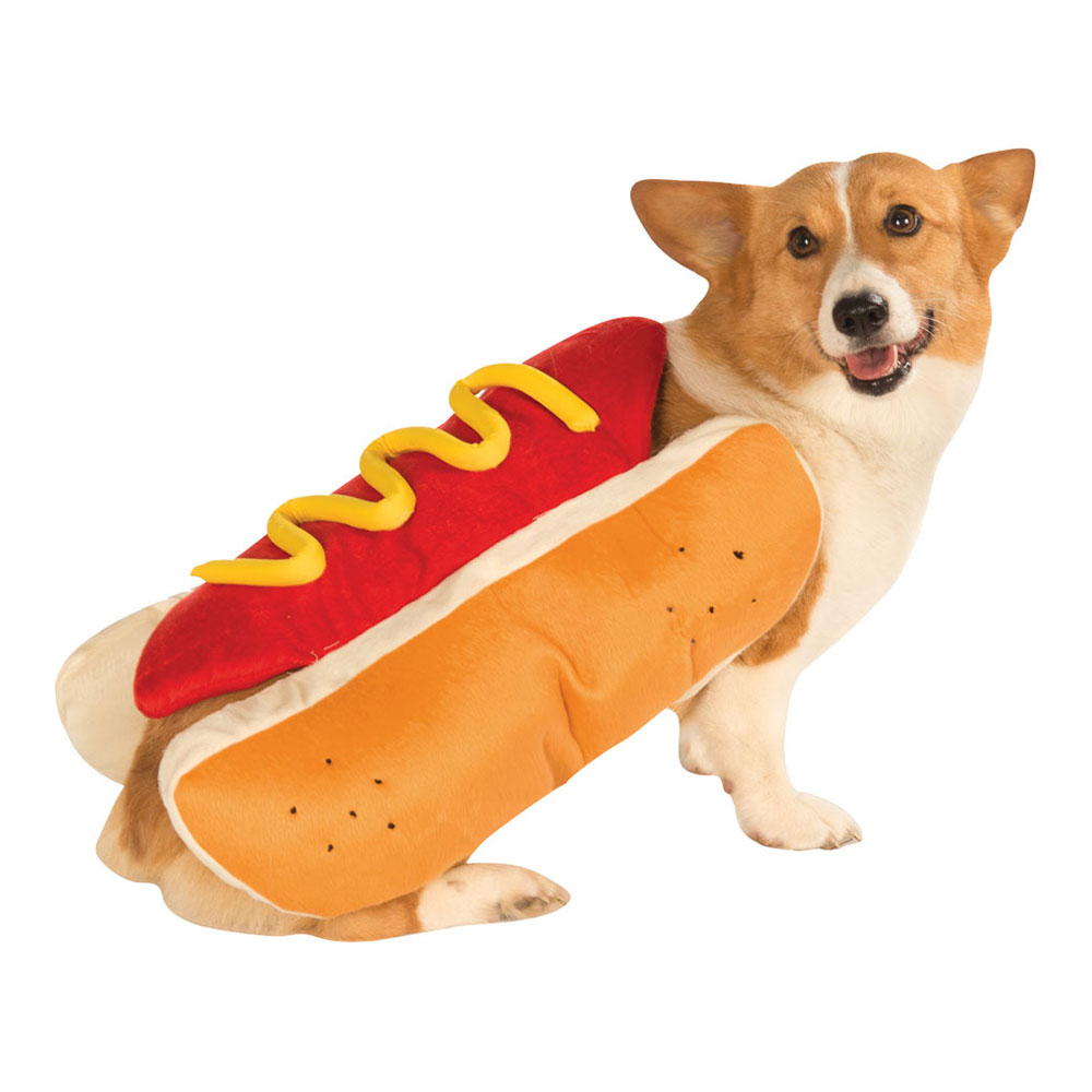 Hot Dog Hund Maskeraddräkt - X-Large