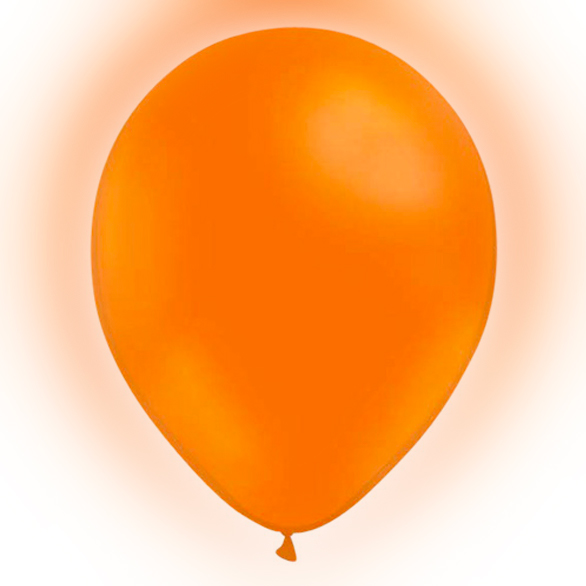 LED-Ballonger Orange - 5-pack