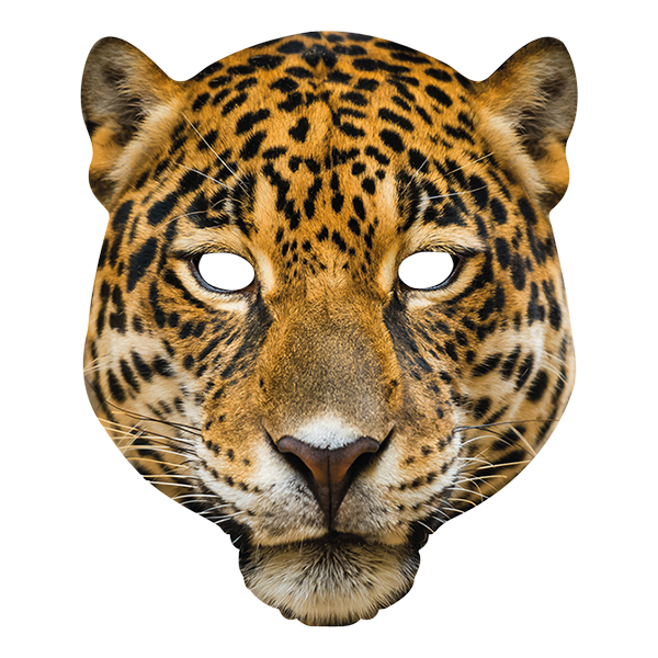 Leopard Pappmask