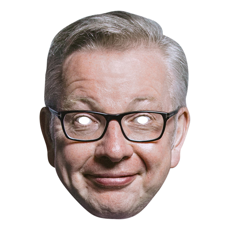Michael Gove Pappmask
