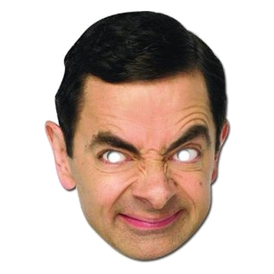 Mr Bean Pappmask - One size