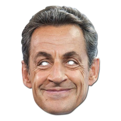Nicolas Sarkozy Pappmask - One size