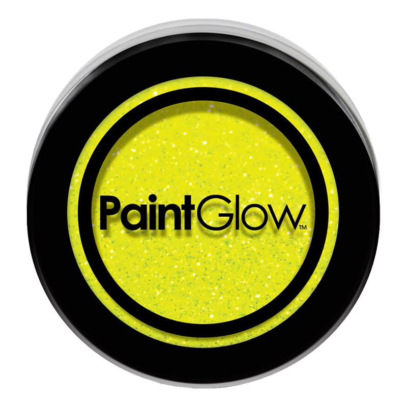 PaintGlow UV Neon Kroppsglitter - Gul