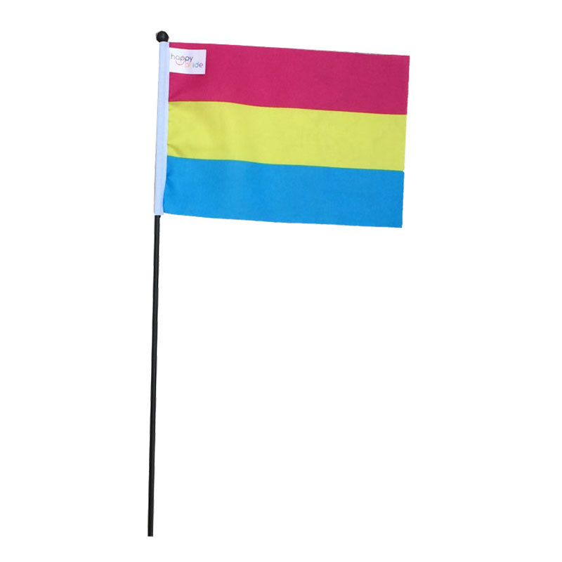 Panflagga på Pinne 21x14cm - 6-pack