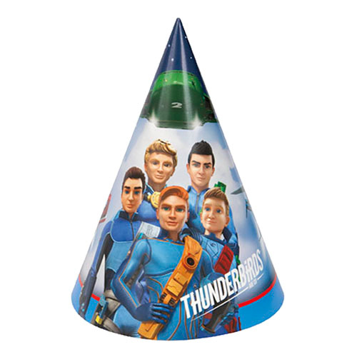 Partyhattar Thunderbirds - 8-pack