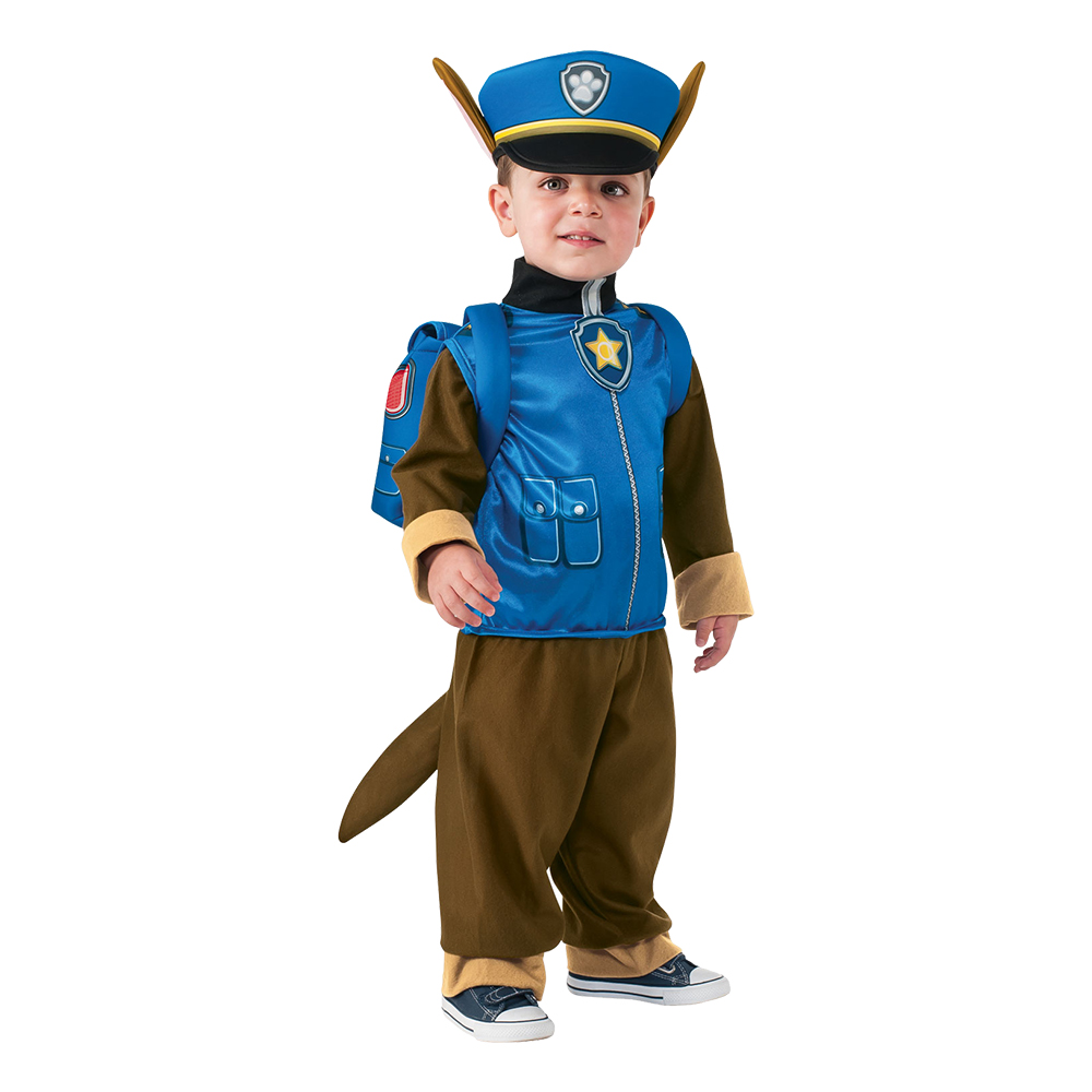 Paw Patrol Chase Barn Deluxe Maskeraddräkt - X-Small