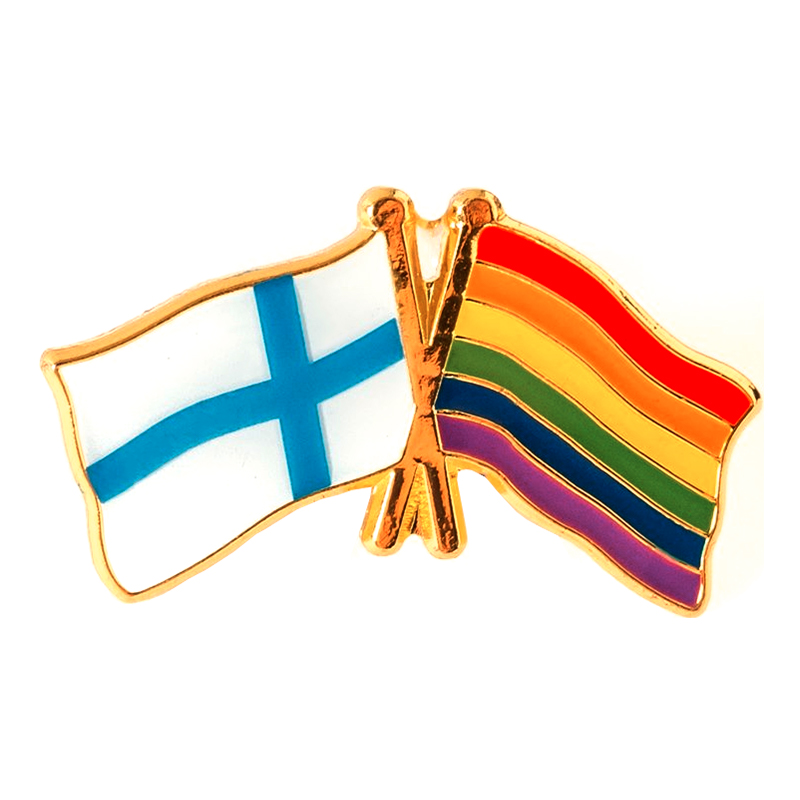 PIN Regnbågsflagga Finland