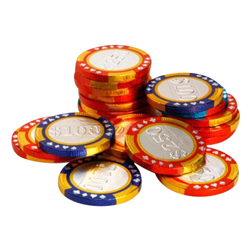 Pokerchips i Choklad - 5-pack
