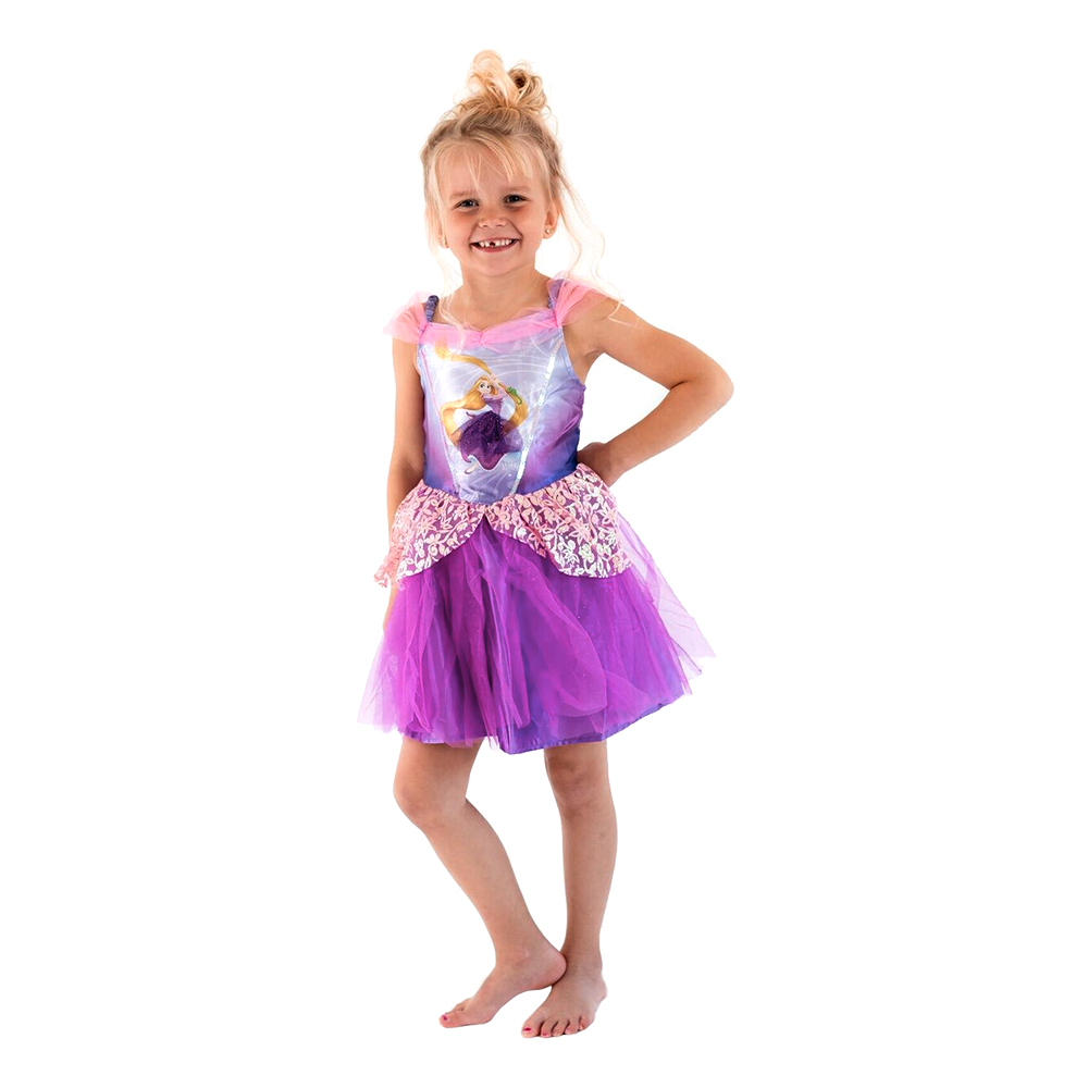 Rapunzel Ballerina Barn Maskeraddräkt - XX-Small