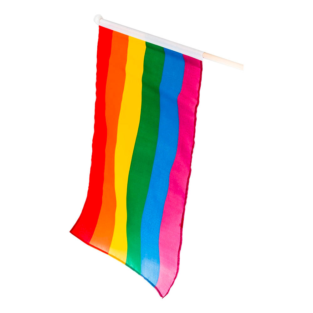 Regnbågsflagga på Pinne - 1-pack