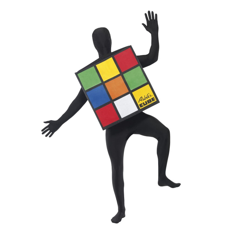 Rubiks Kub Maskeraddräkt - One size