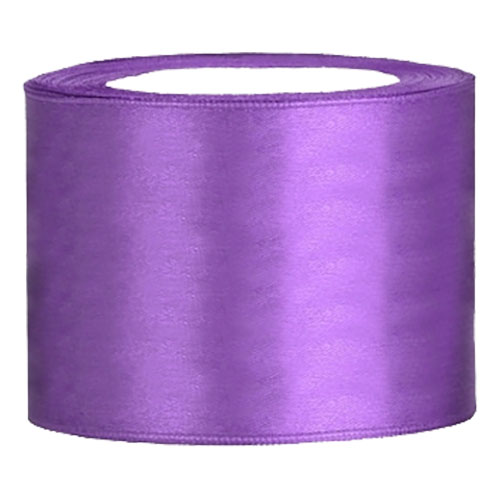 Satinband Lila - 50mm x 25 m